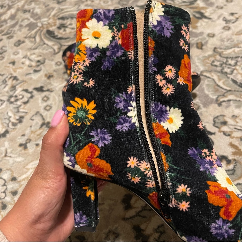 STAUD Floral Ankle Boots - Multicolor - Picture 9 of 10